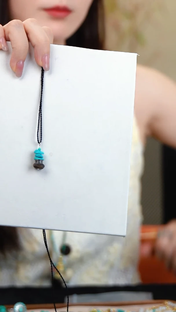 玛瑙/玉髓绿松未镶嵌许愿塔