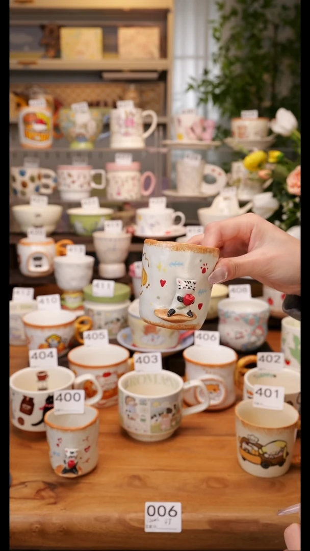 陶瓷手柄款景德镇手绘006