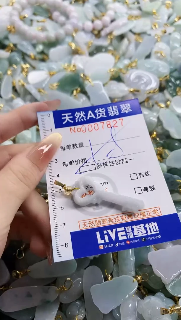 颈饰未镶嵌翡翠天然A货翡翠