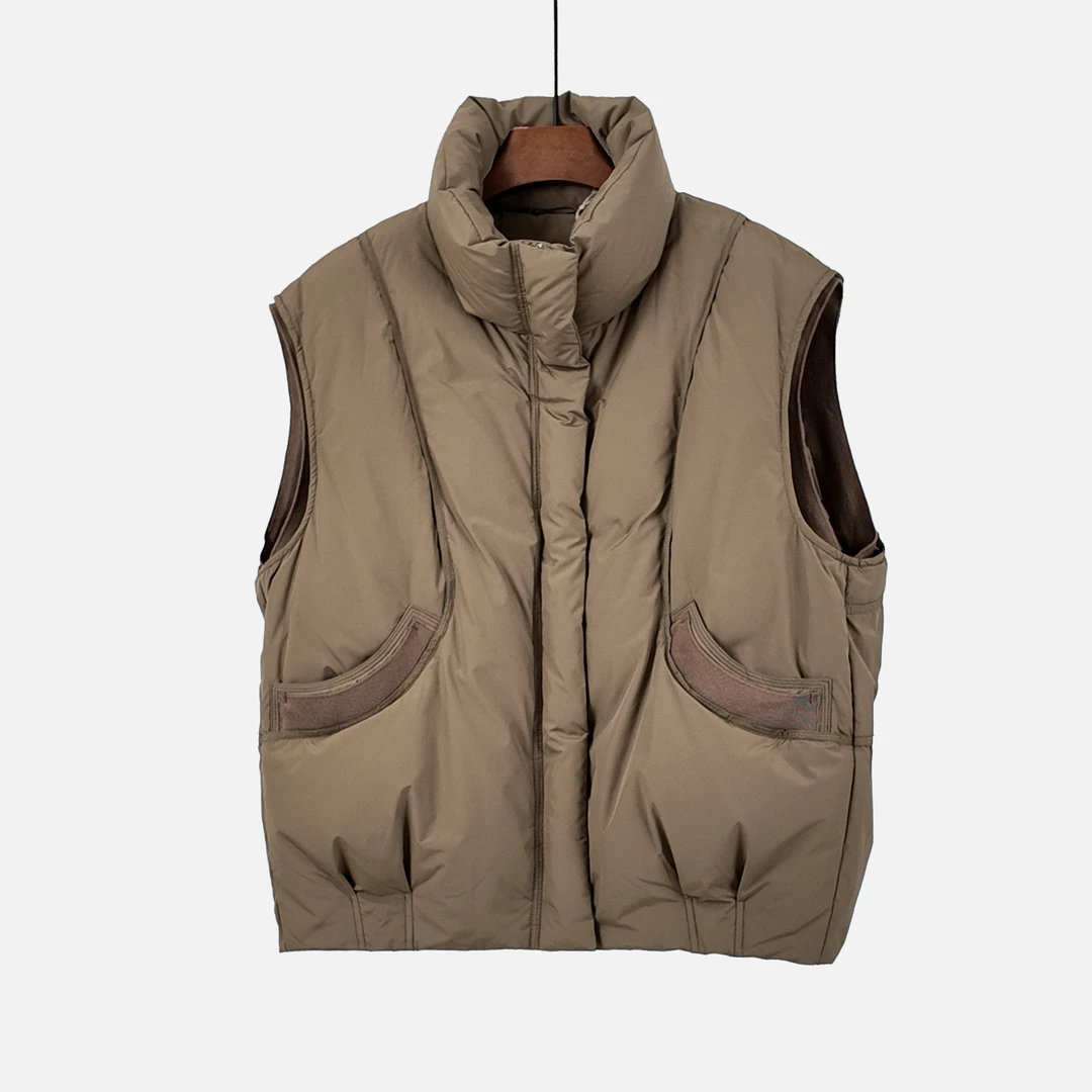 【慕茹萍专享】短款羽绒马甲ZY112