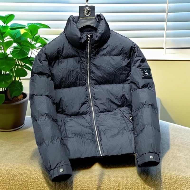 娜罗普西时尚加厚立领男士羽绒服秋冬季新款潮流轻便保暖夹克外套