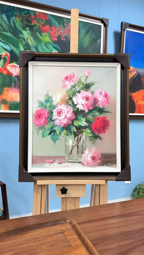 油画40花卉-陶宗建-油画