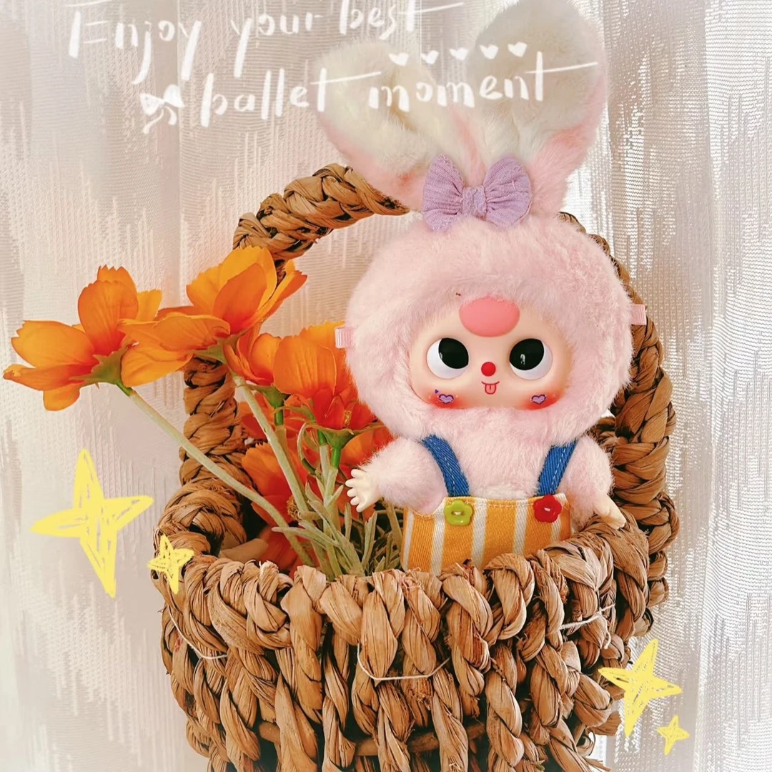 娃三岁马卡龙小小兔一代毛绒盲盒