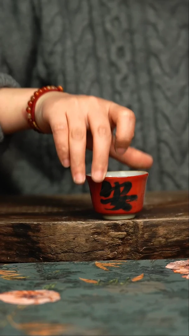 【闪购商品】杯杯釉下彩手工手绘同款陶器