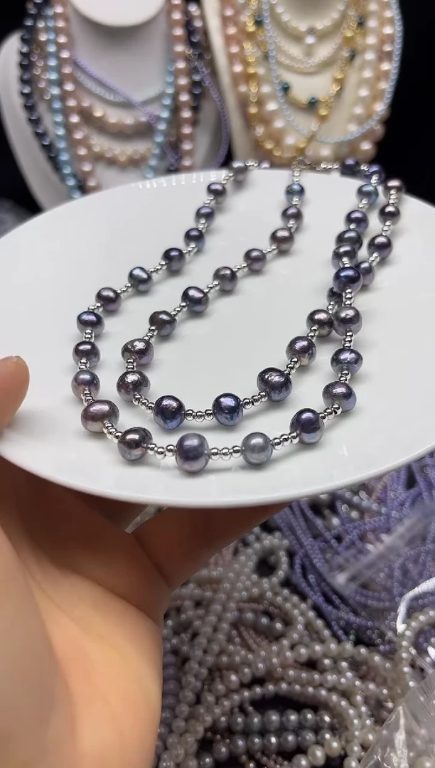 淡水珍珠未镶嵌颈饰多人