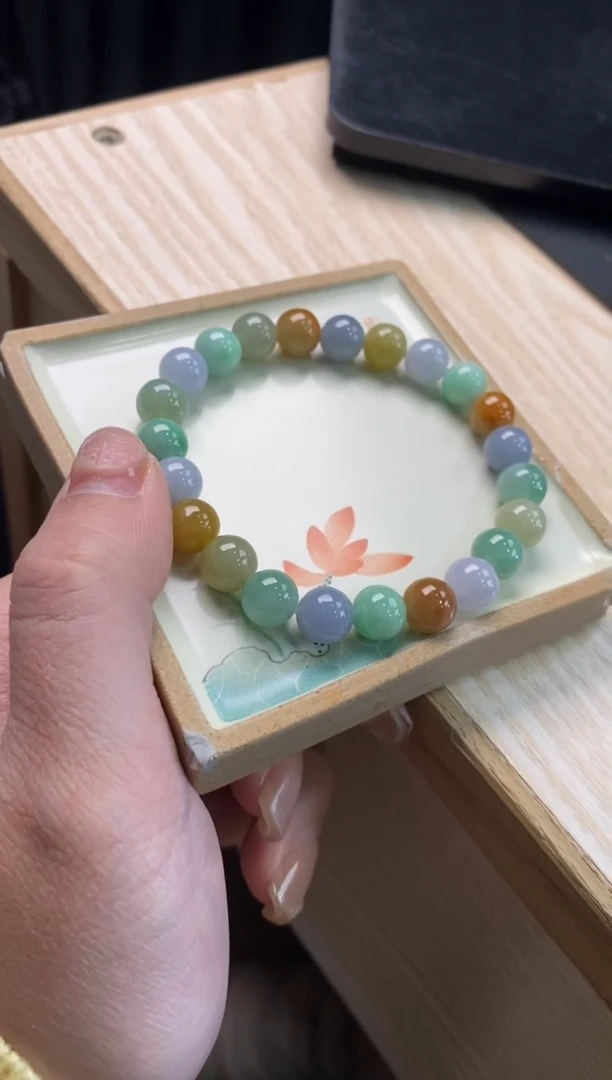 【闪购商品】翡翠手链未镶嵌天然翡翠手串1442