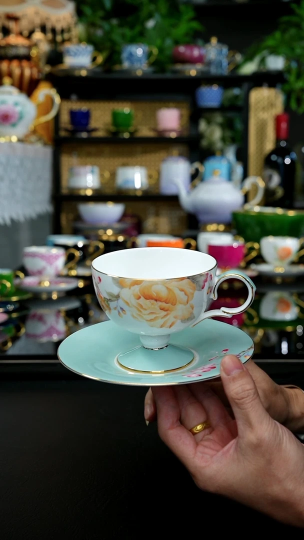 牡丹咖啡杯，，，，，，，，