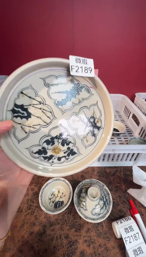 其他景德镇手工手绘微瑕F2189