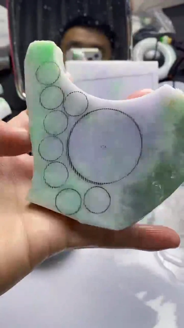 裸石翡翠天然缅甸A货【海】15