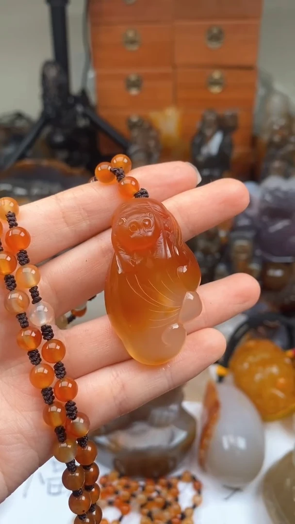 【闪购商品】玛瑙/玉髓颈饰未镶嵌AA