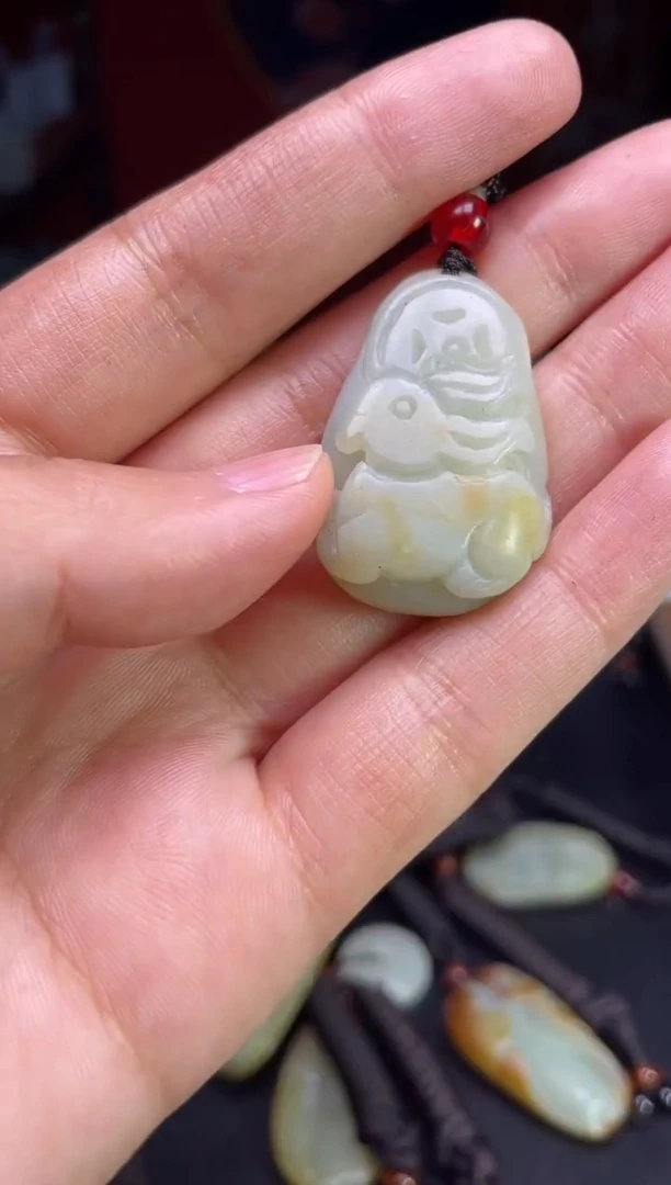 颈饰未镶嵌和田玉123