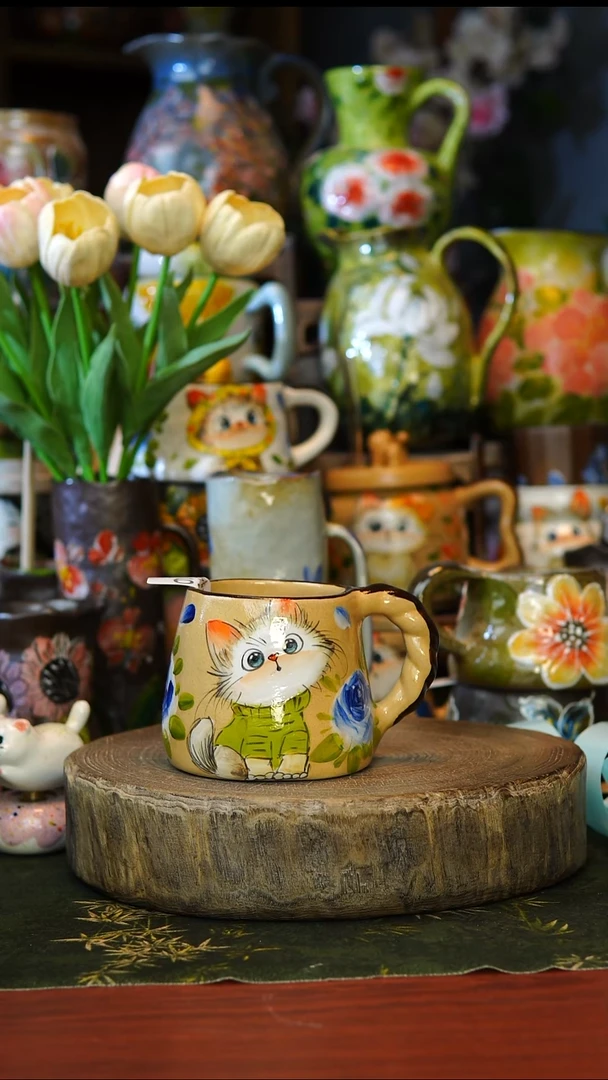 陶瓷29景德镇手工手绘釉下彩