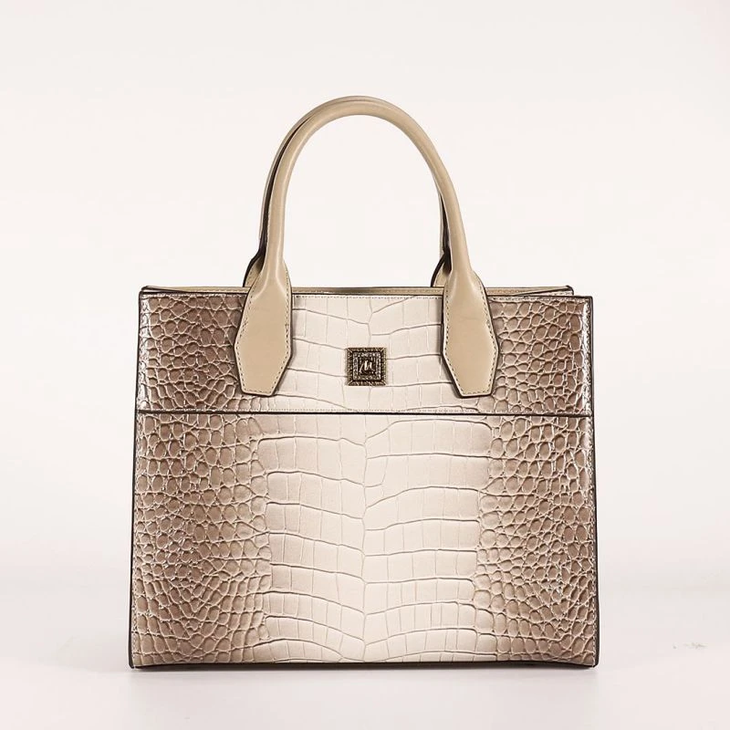 【Azu专属】简约时尚大容量杏色手提包斜挎包888