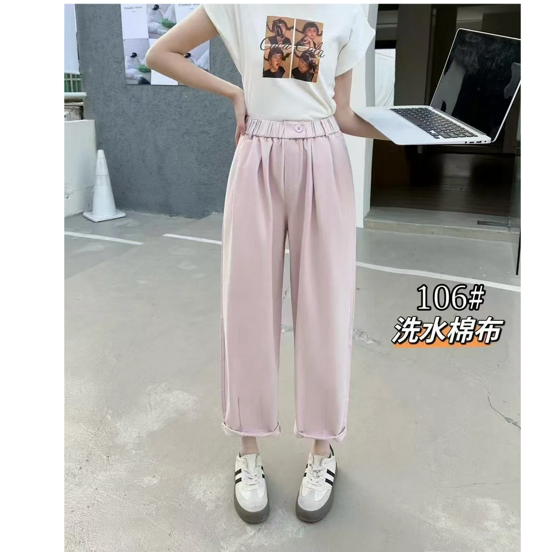 玲玲服饰【106#】水洗棉气球裤