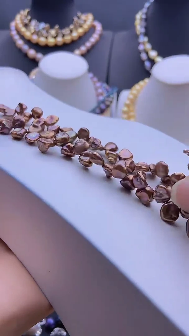 淡水珍珠未镶嵌颈饰1