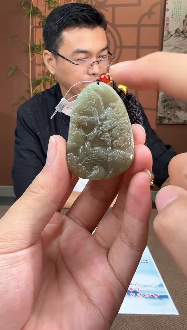 颈饰未镶嵌和田玉多样性拍一发一0460