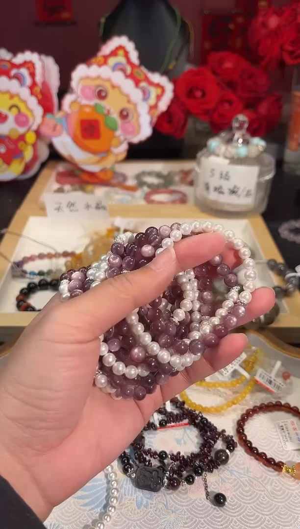 【闪购商品】水晶手链未镶嵌Q518多样性发货一件