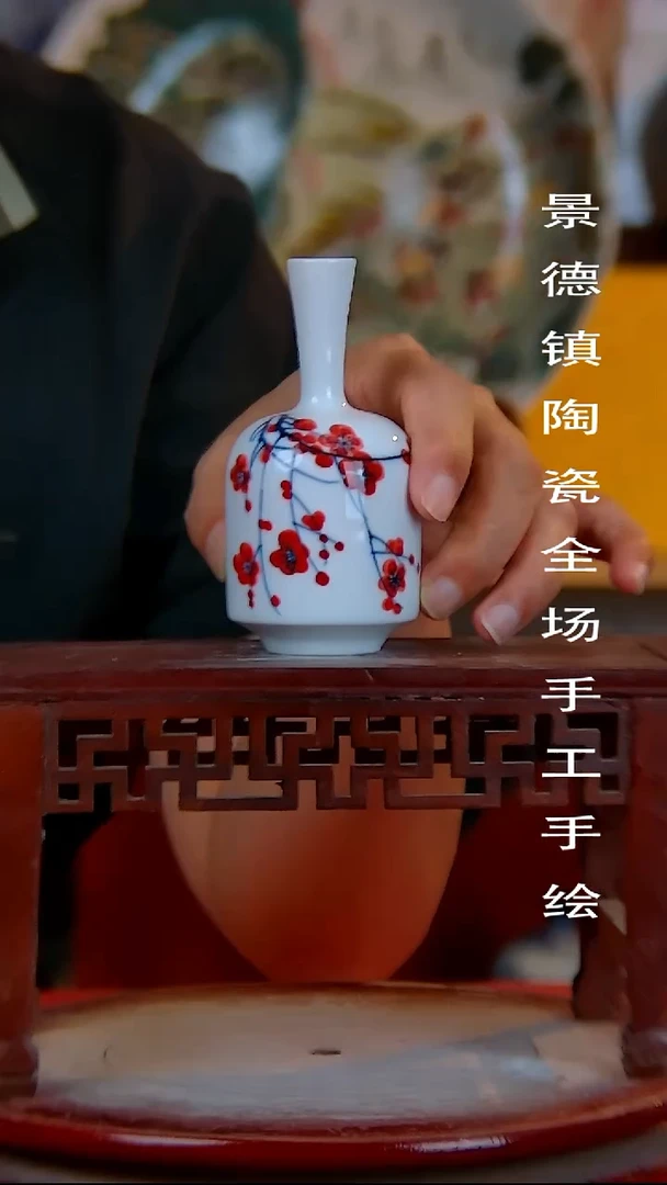 摆件手景德镇陶瓷 全场手工绘