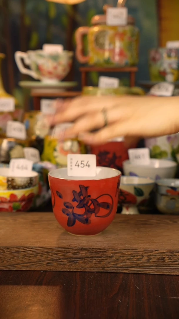 摆件泥垚手作 景德镇手工手绘器物