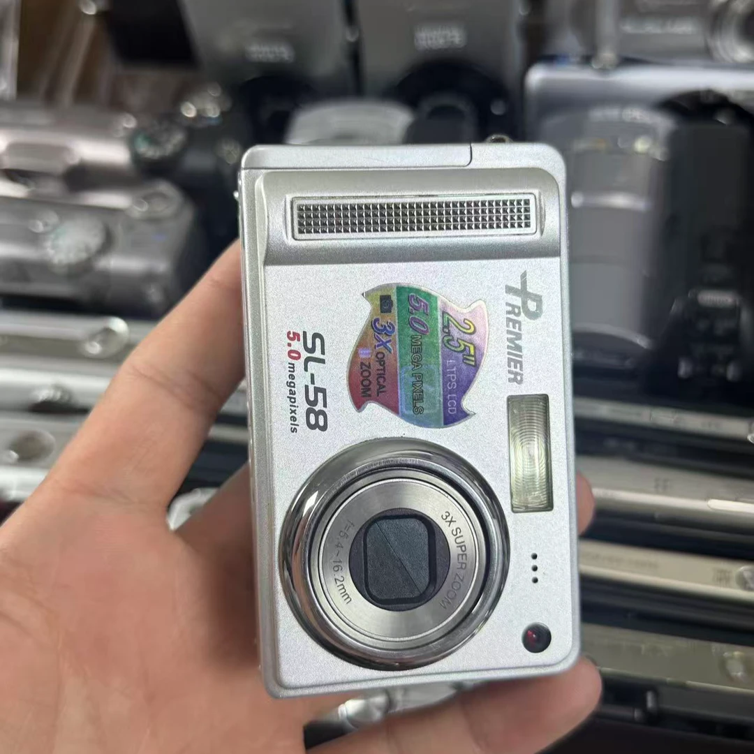 9新 Canon/佳能 拍得丽9新SL58. 500万像素3倍光变银色复古鲜艳