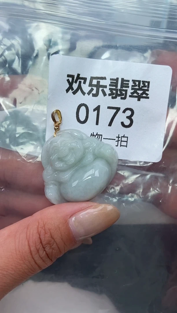 颈饰未镶嵌翡翠缅甸天然翡翠0173