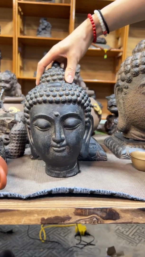 陶土【火山泥】小佛首