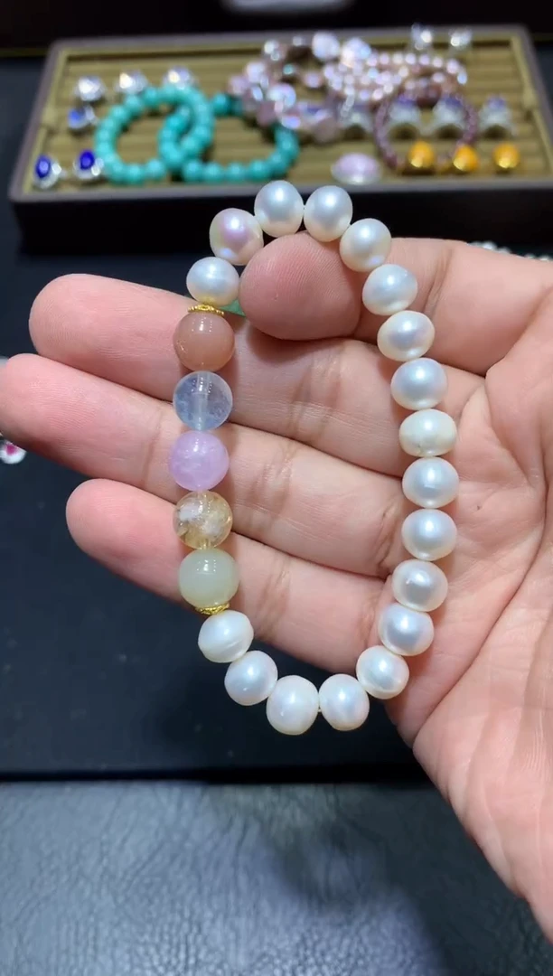 未镶嵌手绳淡水珍珠W30【多样性发其一】