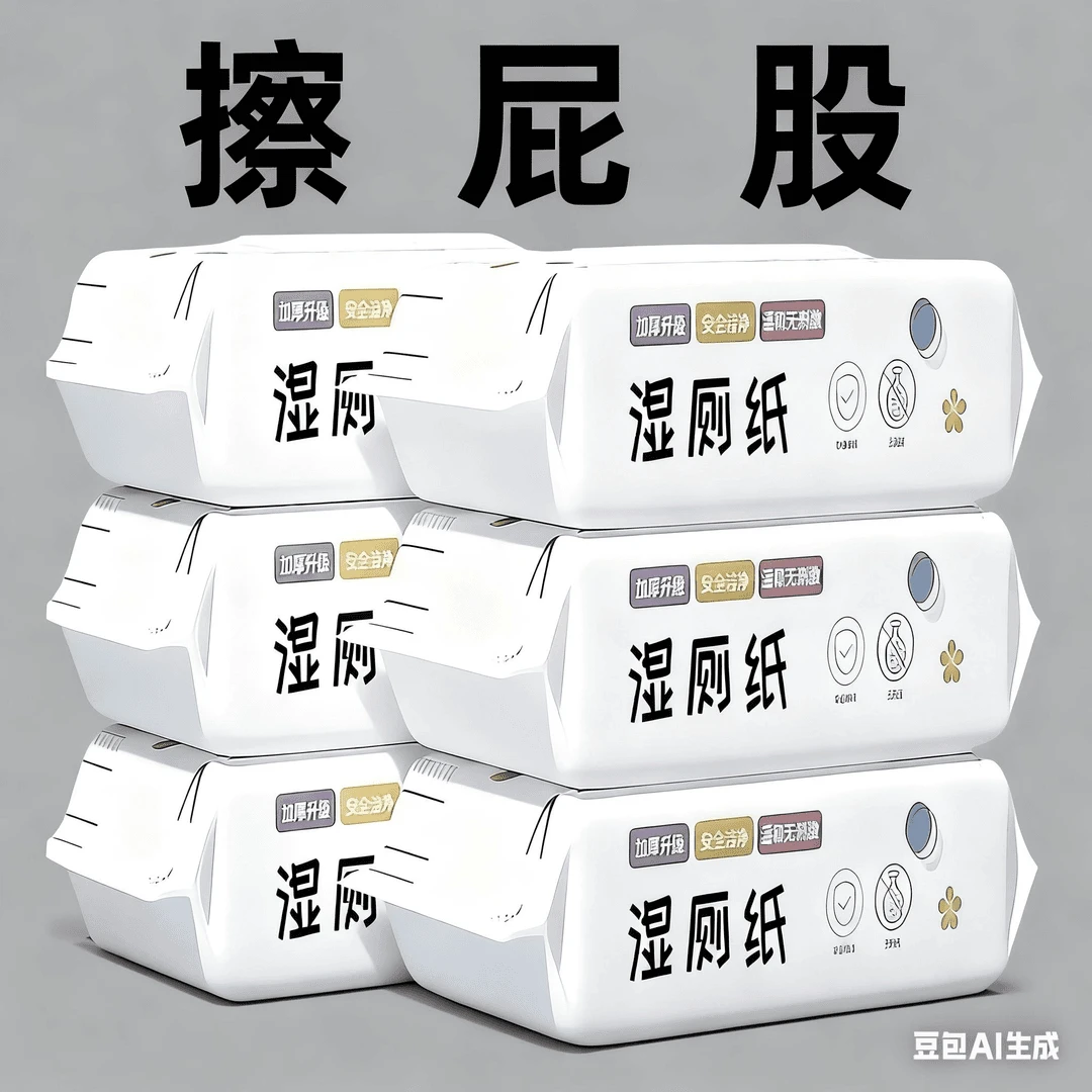 【新人补贴】湿厕纸一次性家用湿纸大包80抽母婴加厚加大水洗亲肤
