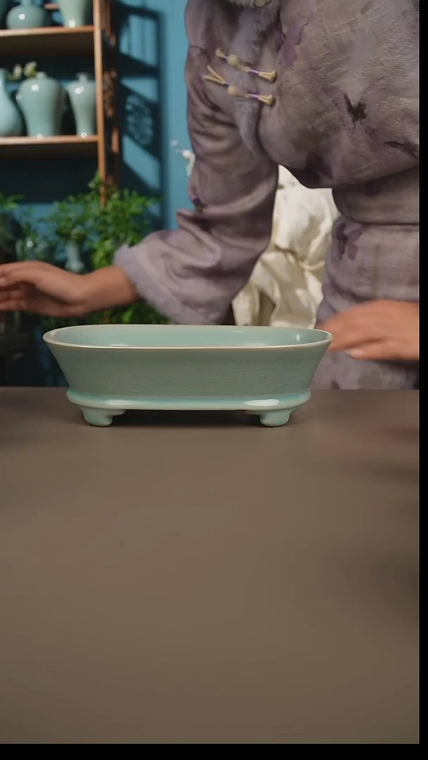 杯仿古水仙盆微暇