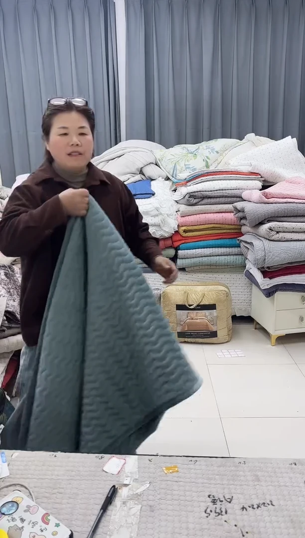 棉灰蓝色绒1.5*2.0