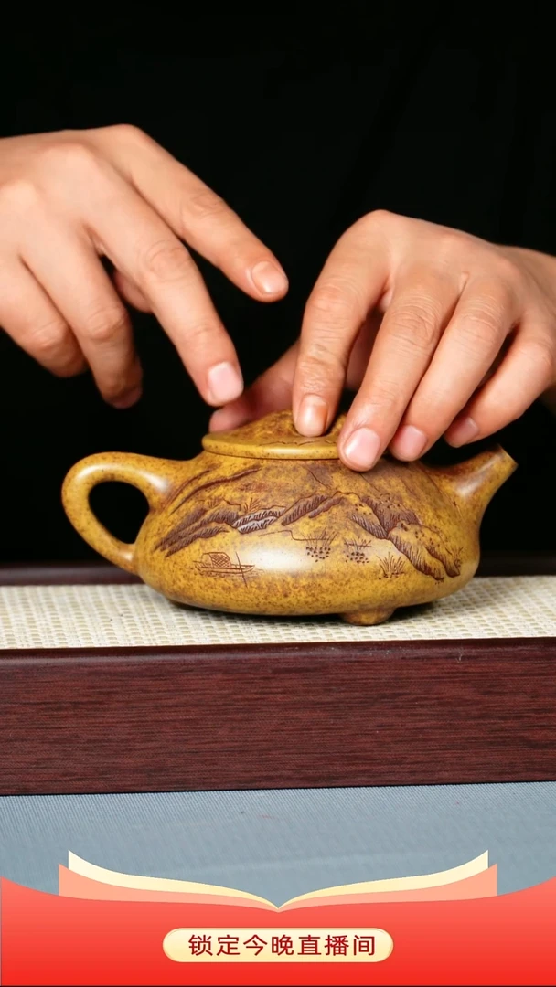 茶壶紫砂 龙骨金砂柴烧 石瓢