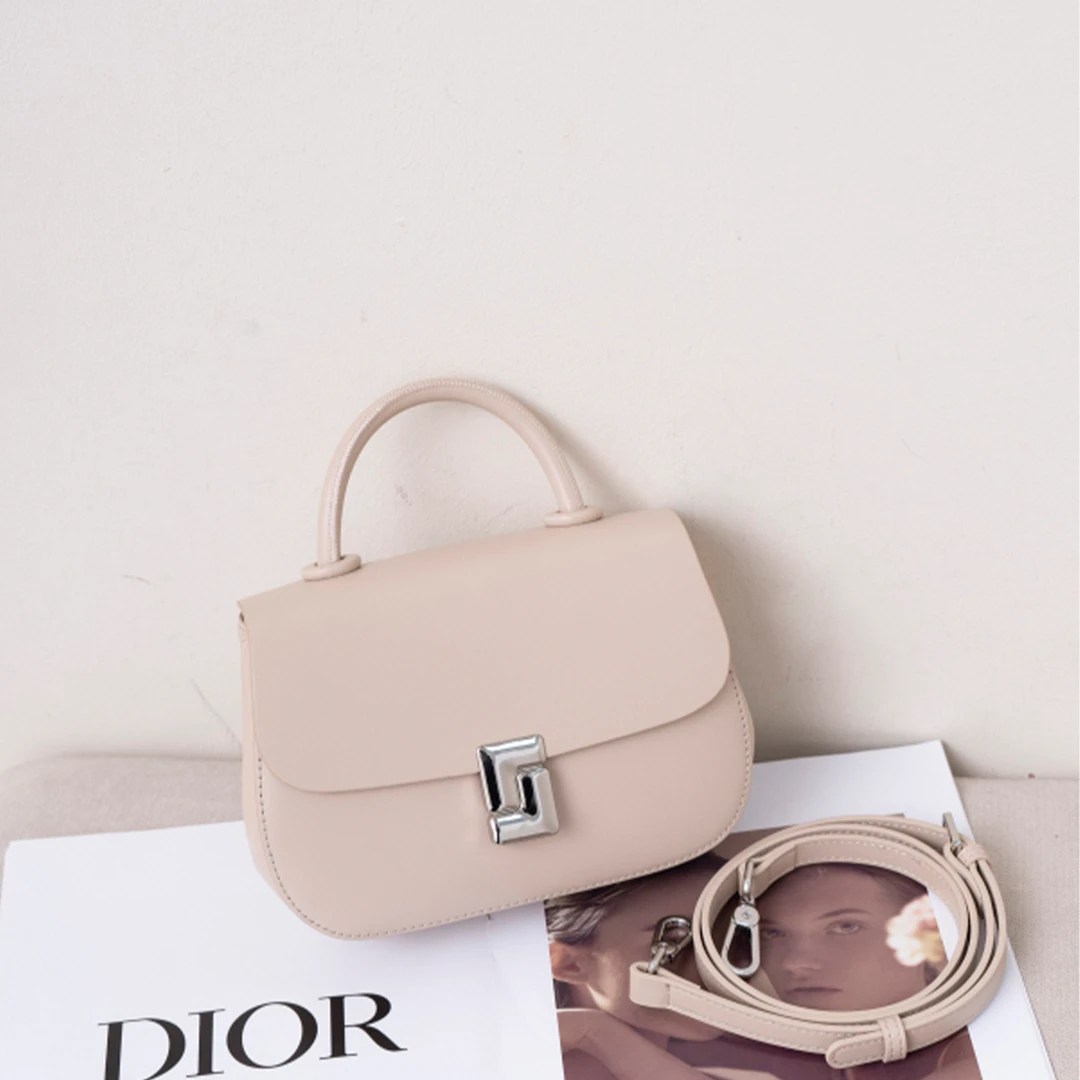 【洛洛定制】J-6182-奶茶轻奢时尚百搭新款女包