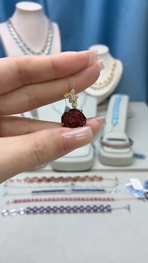 琥珀吊坠(不含链)银S925镶嵌161BJ1209产品一个（多样性）