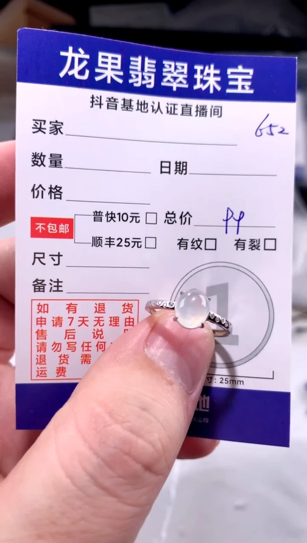 颈饰未镶嵌翡翠戒子652