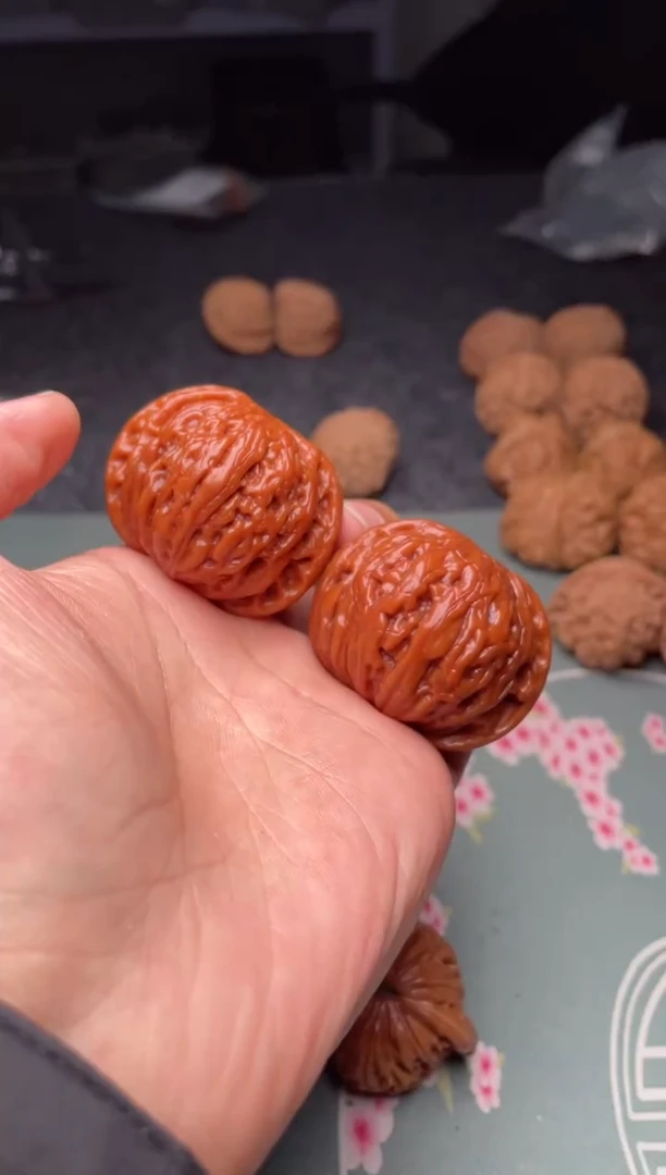 把件文玩核桃a297  高抛铁锤  44尺