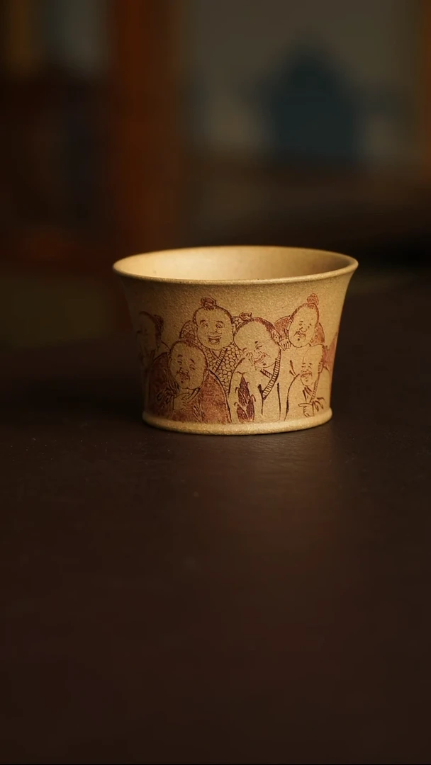 茶杯紫砂22号宜兴紫砂原矿主人杯