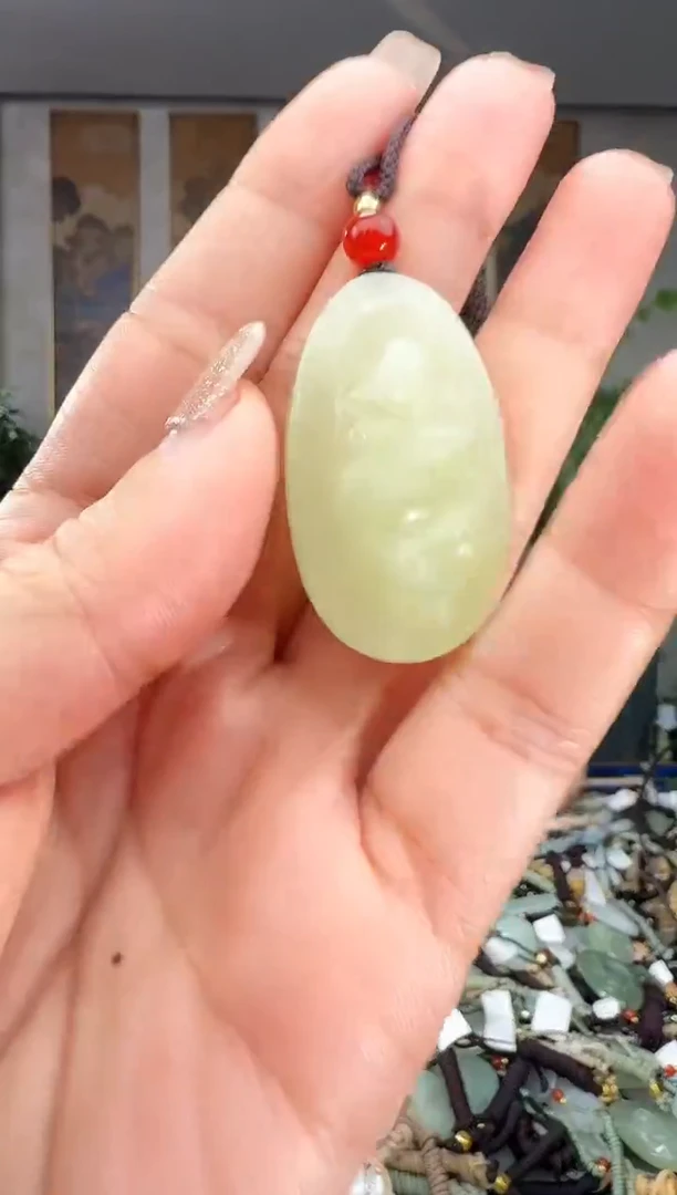 颈饰未镶嵌和田玉拍一发一多样性发货