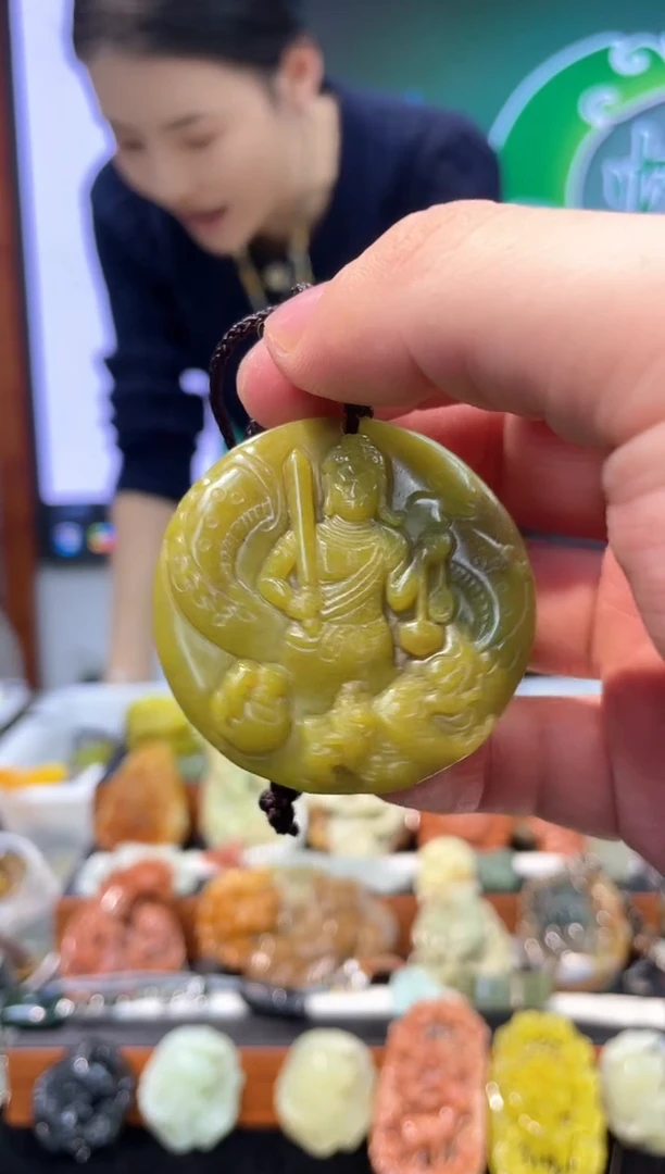 【闪购商品】岫玉吊坠未镶嵌·