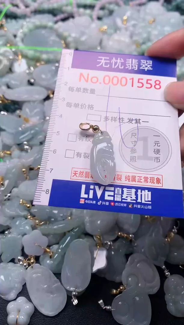 吊坠(不含链)未镶嵌翡翠1558