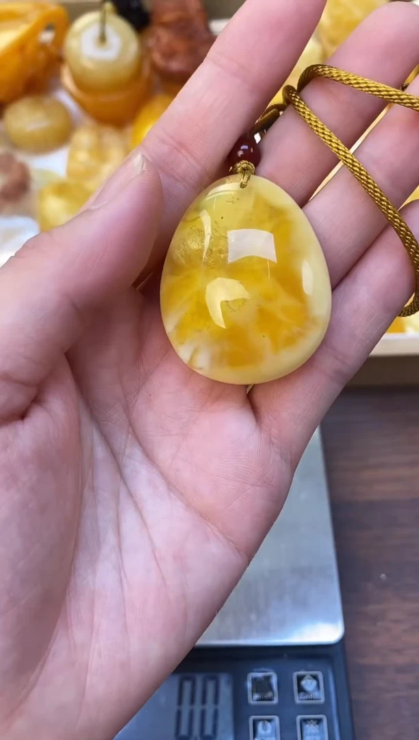 裸石琥珀未镶嵌天然琥珀蜜蜡