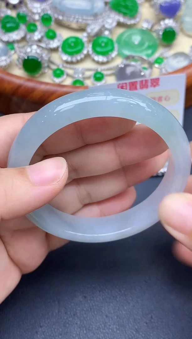 未镶嵌手镯翡翠483-中国好珍宝