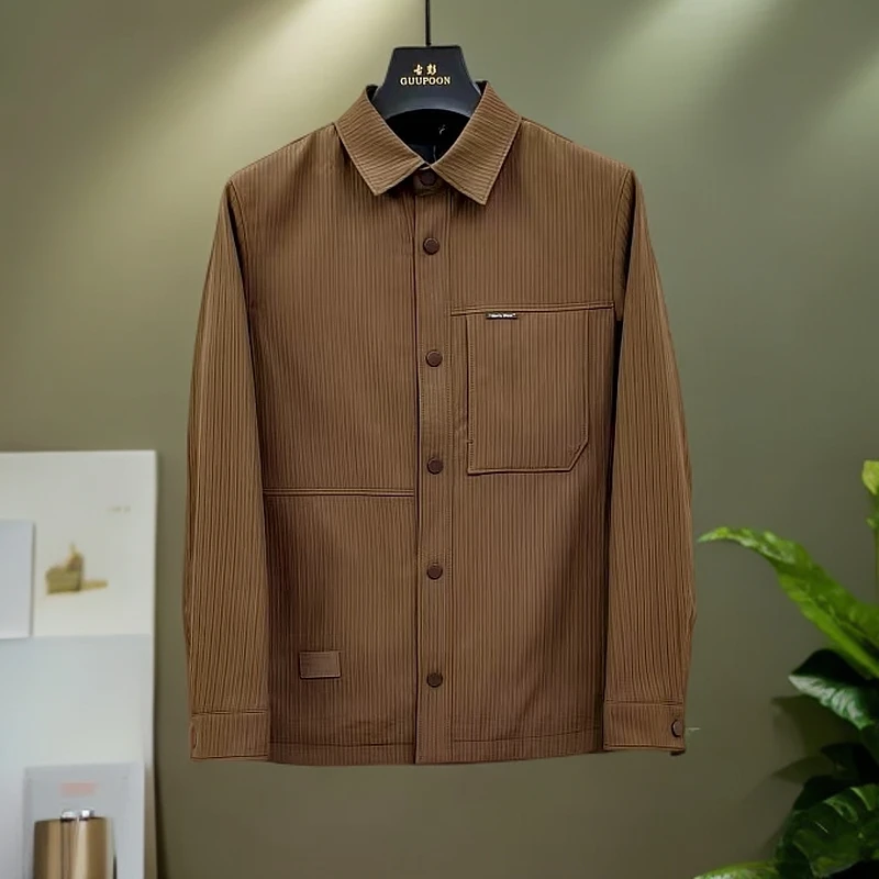 【夹克衫6100】男士春秋设计师轻奢欧货都市休闲时尚外套夹克衫