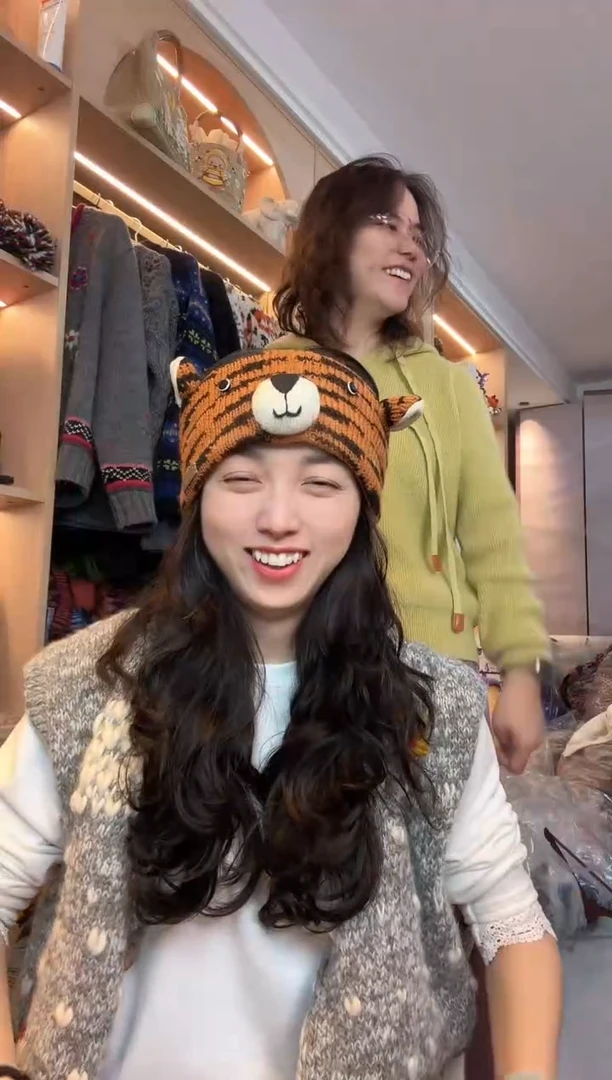 羊毛细羊毛老虎发带