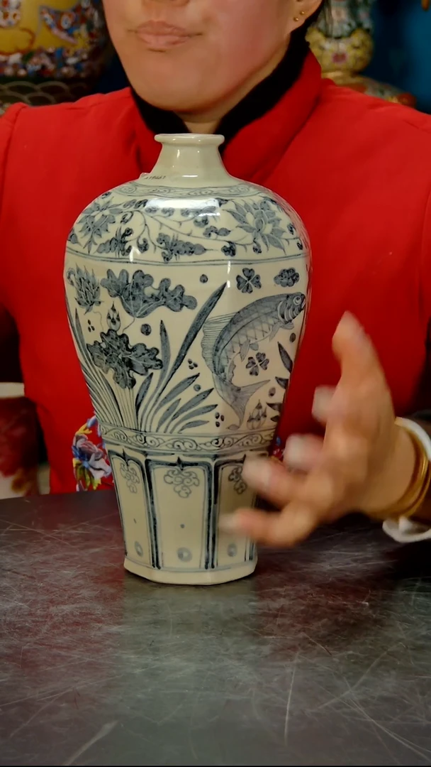 瓷片许***子景德镇中国收藏馆