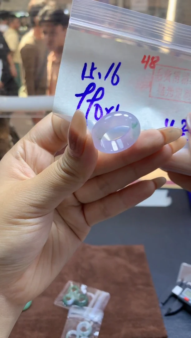 未镶嵌定制翡翠戒圈#990元-毛货需精细抛光