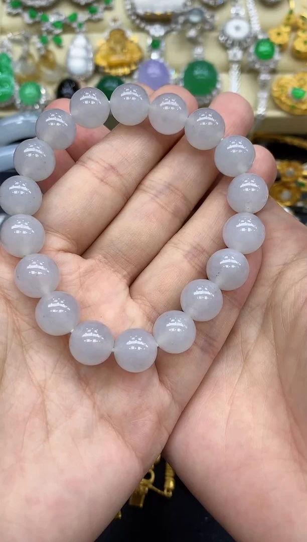 未镶嵌手串翡翠95-中国好珍宝