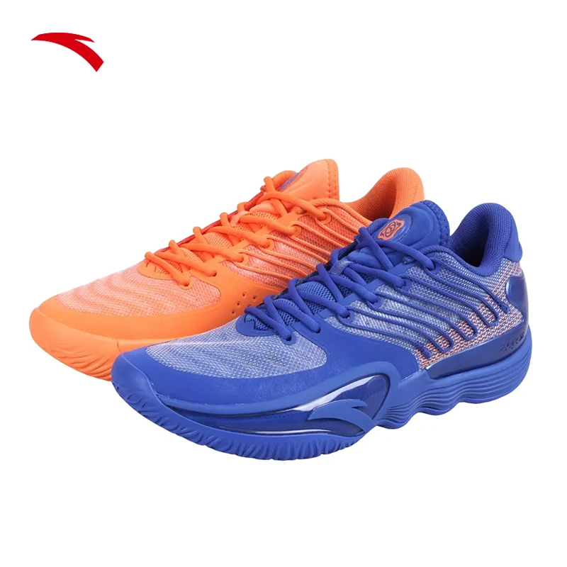 安踏瞬息海外版鸳鸯配色专业实战支撑低帮防滑透气篮球鞋