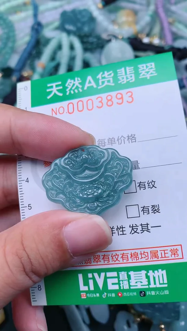 翡翠未镶嵌颈饰.0003893