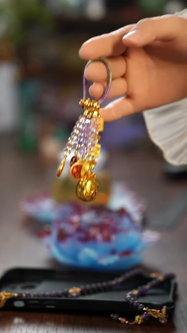 闪购五路财神挂件招财猫款