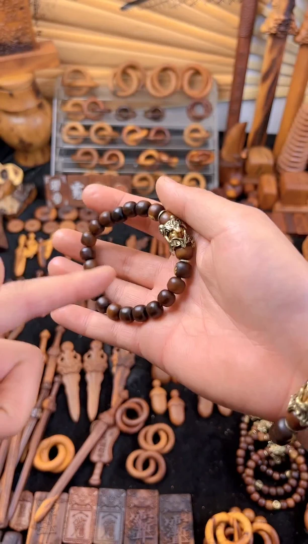 【闪购商品】木枣木玉化貔貅手串包邮到家